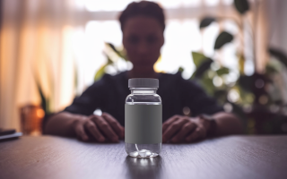 silhouette-flou-personne-flacon-medicament