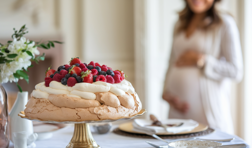 pavlova-fruits-rouges-femme-enceinte