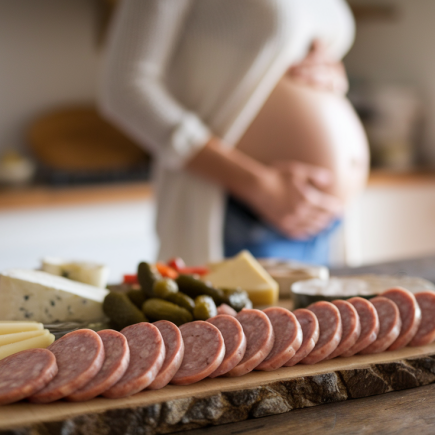 plateau-charcuterie-table-rustique-femme-enceinte